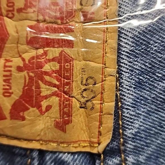 Men's Levi Strauss classic relaxed fit, light blue, 36/30, 505. - Picture 5 of 6